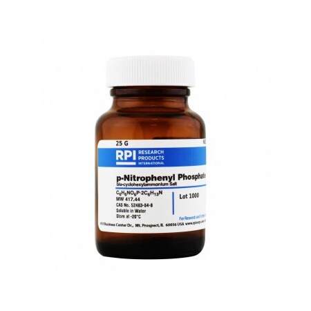 Rpi 4-Nitrophenyl Phosphate bis-Cyclohexylammonium Salt, 25 G N83000-25.0